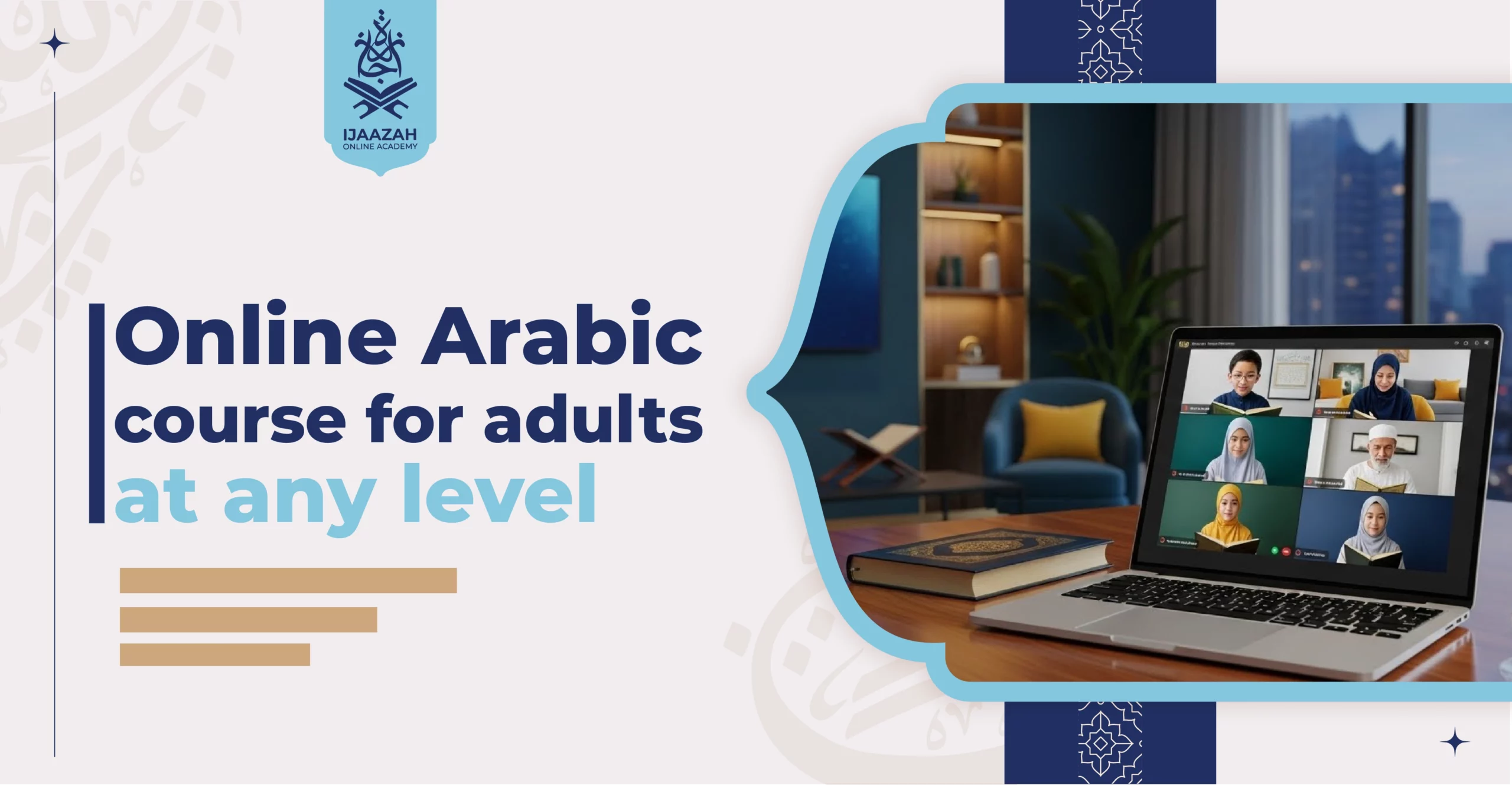 Online Arabic Course for Adults at Any Level Learn on Your Terms